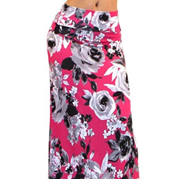 New! Rachel Black Floral Maxi Skirt | More Colors! - Picture 4 of 7